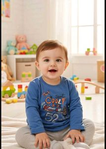 18-24 Mnth Cool Dude Blue T-shirt
