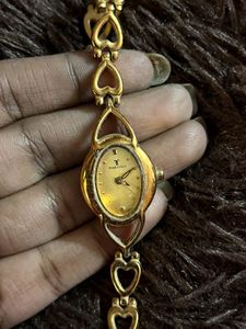 Vintage Heart Link Watch
