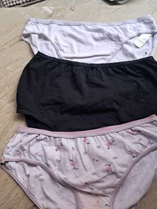 Five Pure Cotton  Panty  In Imported Fabric