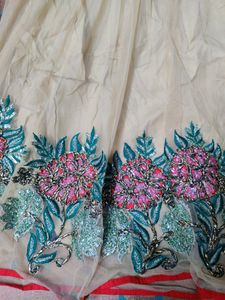 Heavy Embroiderer Patch Work Anarkali Kurti