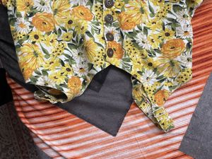 Floral Print Button-Down Sundress