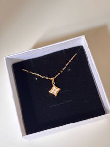 LV Patterned Necklace Anti-tarnish