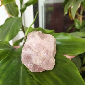 100% Natural Raw Rose Quartz Crystal
