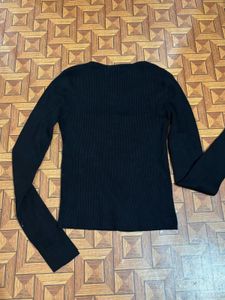 Black Long Sleeve Top