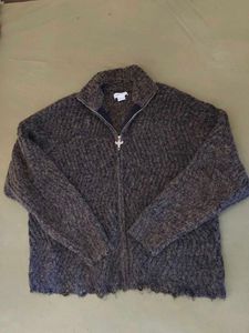 Vintage Wool Zip Urban Revivo Cardigan