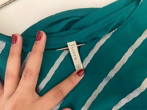 Green Striped kaftan Set(pant plus top)