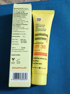 POPxo Glow Goals Illuminating Sunscreen SPF 30