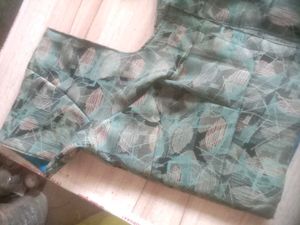 Green Printed Blouse