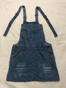 Denim Overall Dress