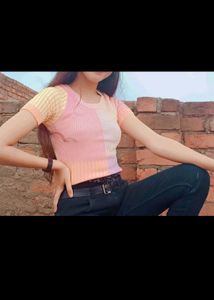 30₹ Off🎀 Korean Style Crop Top 🎀