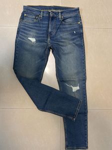 Distressed Denim Jeans