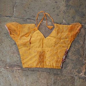 Gorgeous Yellow Embroidered  Choli