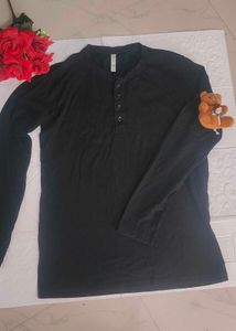 Black Full Hand Tshirt