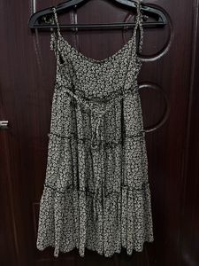 Tiered Tie Straps Dress