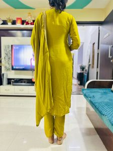 Lime Green Kurta Set