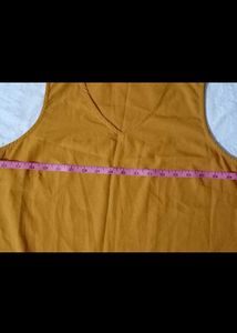 Mustard Sleeveless Dress