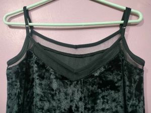 BLACK VELVET PARTY DRESS