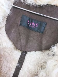 Brown Faux Fur Trim Coat🦫🪹🥀