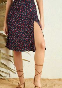 Floral Print Skirt