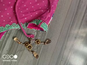 Girls Pink Ethnic Dress
