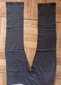 Gray Casual Track Pants skinny
