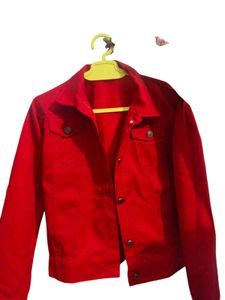 Red Denim Jacket