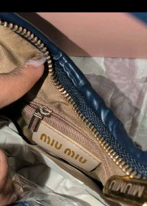 Miu-Miu Quilted Leather Handba