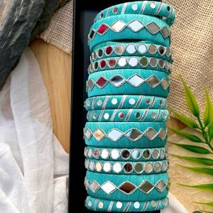 Mirror Work Bangles 🌈