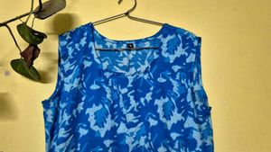 Beautiful Blue Anarkali Kurta