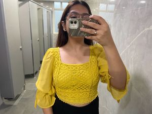 Crochet Style Top
