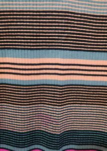 Multicolour Long Top Wool