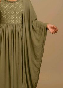 Elegant Olive Green Kurta Set