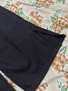 H&amp;M black side cut jeans