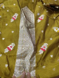 Chanderi Silk With Banarasi Work Suit Sale