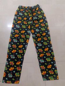 Sandal + Black Flowery Night Suit