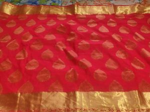 Red Bridal Kanchipuram Silk Saree