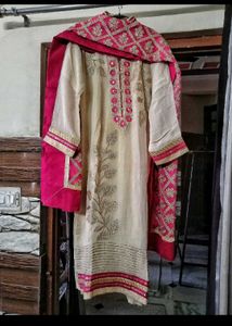 Pure Badla Zari Work Designer Bridal Suit
