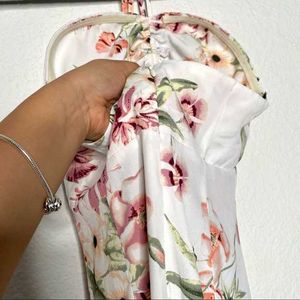 Floral Maxi Halter Dress