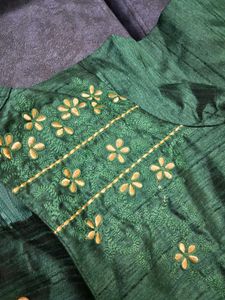 Elegant Green Kurta Suit For Kids