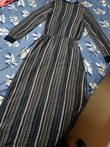 STRIPED MAXI DRESS