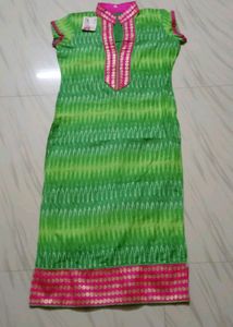 Parrot Green Colour Kurti