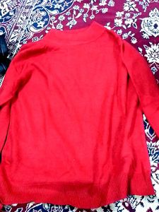 Red Turtleneck Sweater