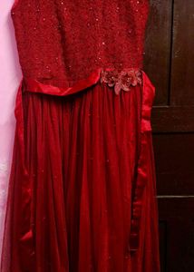 Elegant Maroon Ethnic Gown