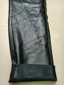 Black Faux Leather Pants