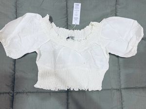Forever New SIENNA SHIRREDBARDOT TOP