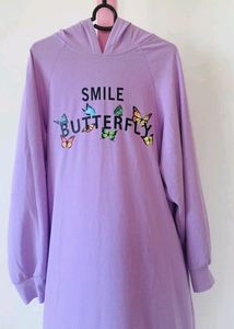 Price Drop💥 Butterfly Graphic Hooded Dress