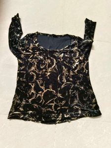 Black Velvet Top