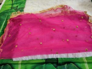 New Net Embroidery Paper Mirror Duppata