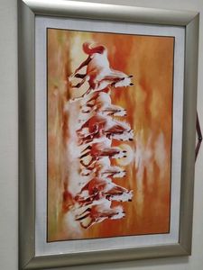 Seven Horses Framed Art