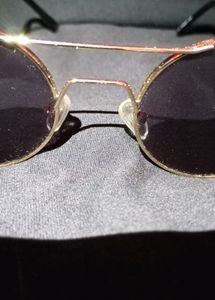 Unisex Golden Frame Aviator Sunglasses